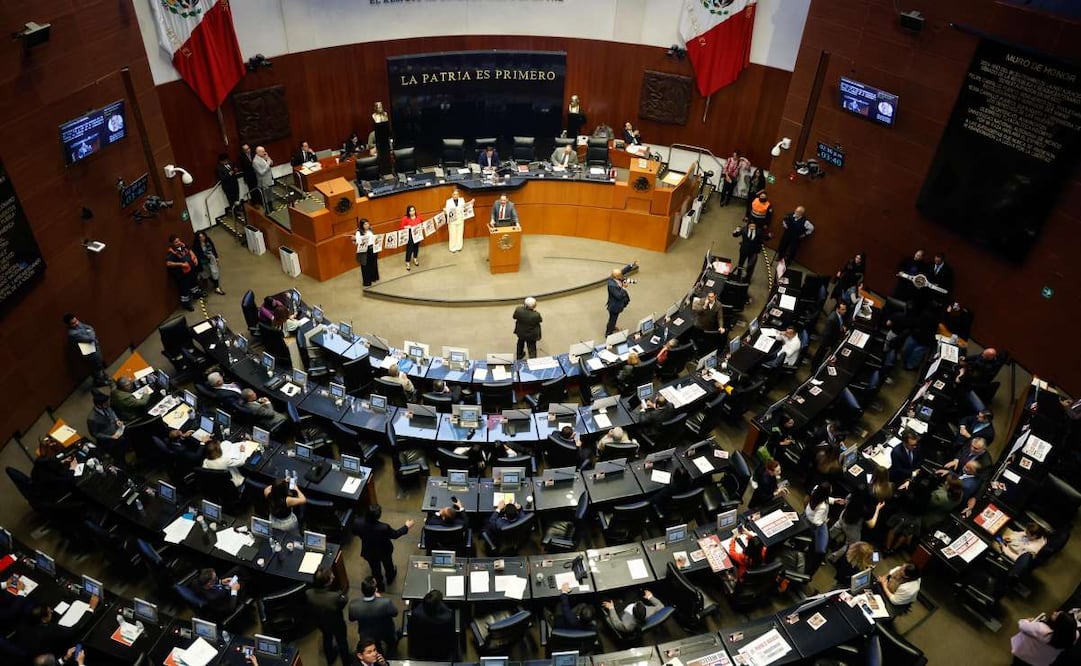 Sesión ordinaria en el Senado de la República. Foto: Diego Simón Sánchez/EL UNIVERSAL