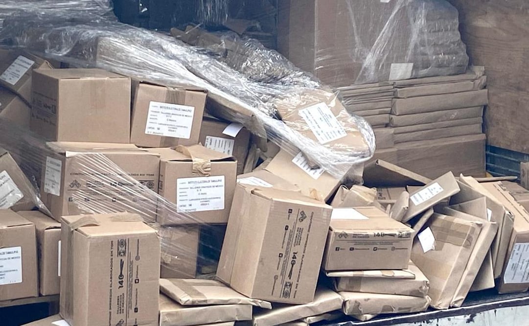 Paquetes electorales. Foto: especial