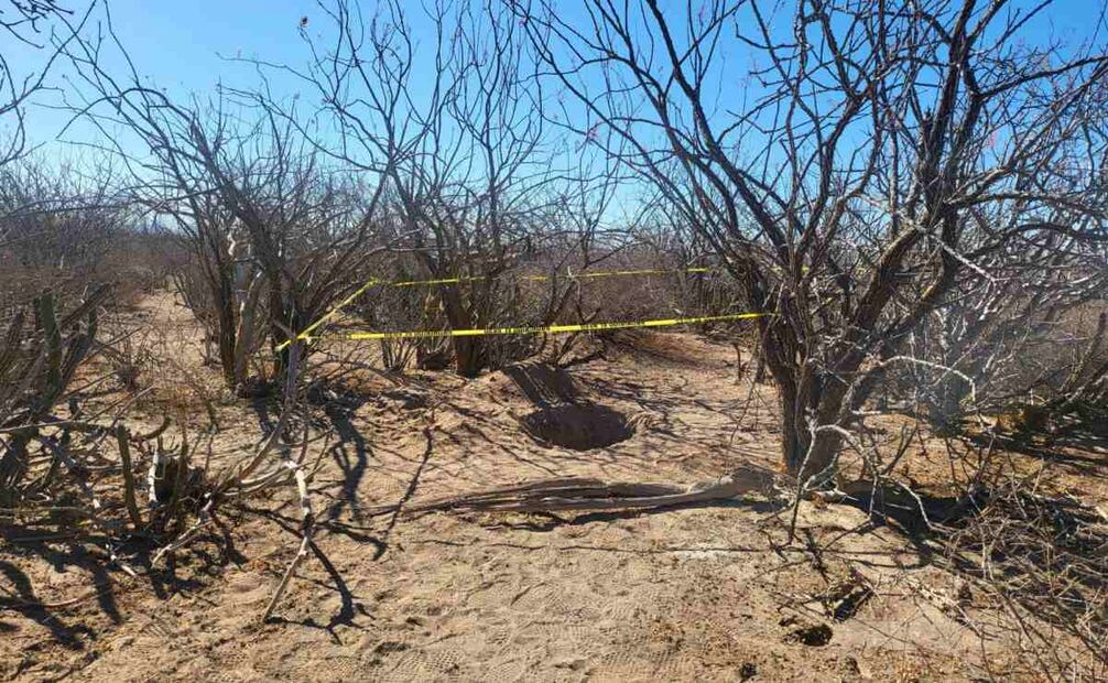 Reportan hallazgo de cuatro fosas clandestinas en La Paz BCS (29/06/2025). Foto: Especial