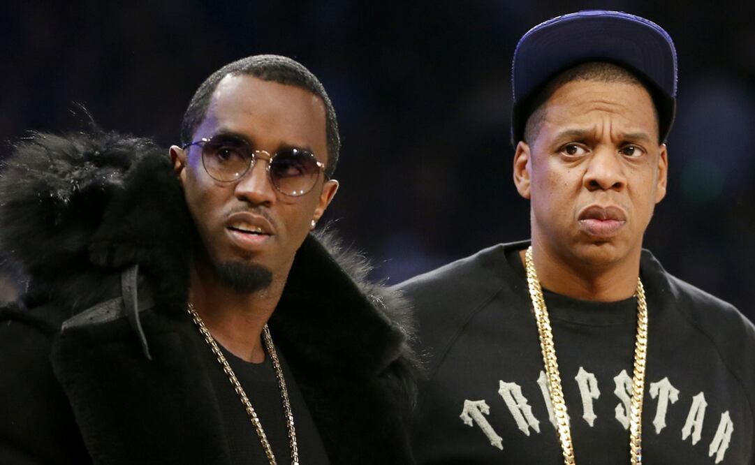 Jay-Z y Diddy "Combs". Foto: AP Photo/Kathy Willens, File.