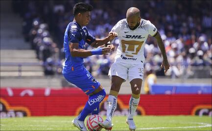 Pumas y Rayados salen con empate del Olímpico de Ciudad Universitaria