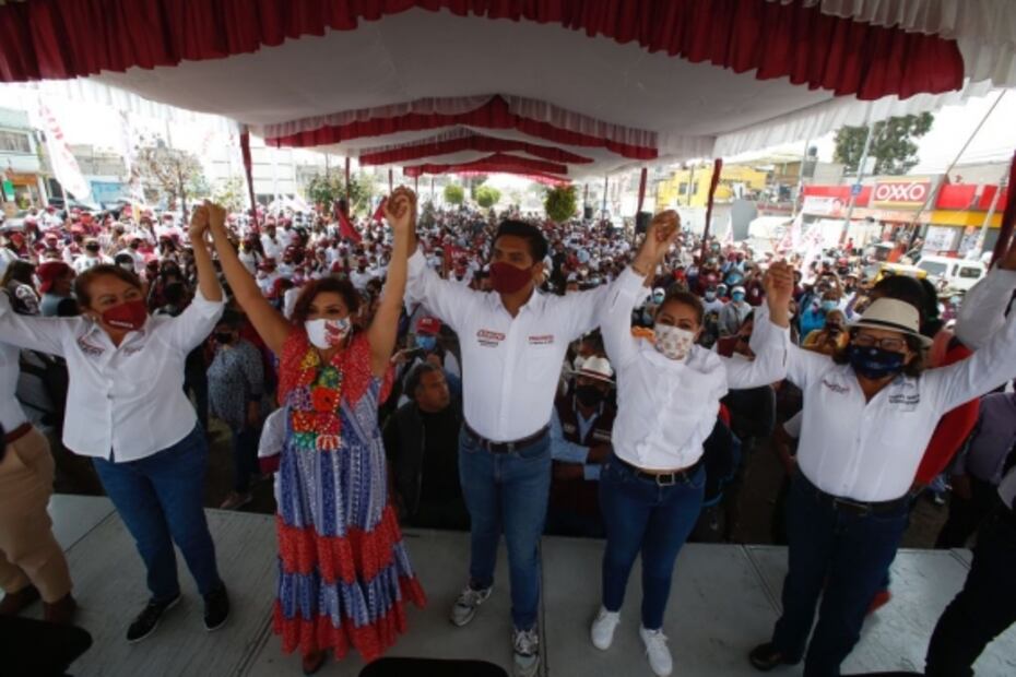 Brugada y Cerqueda se reúnen en límite de Iztapalapa con Neza 