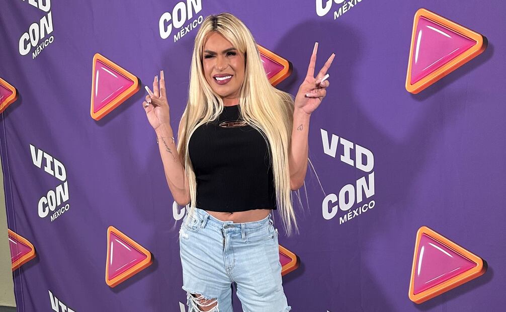 La influencer reaccionó a la segunda temporada de "La casa de los famosos México". Foto: VidCon 2024.