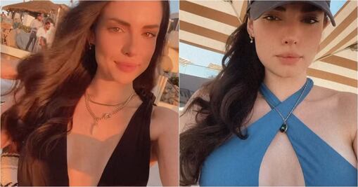 El escote profundo que lució la novia de Mauricio Ochmann