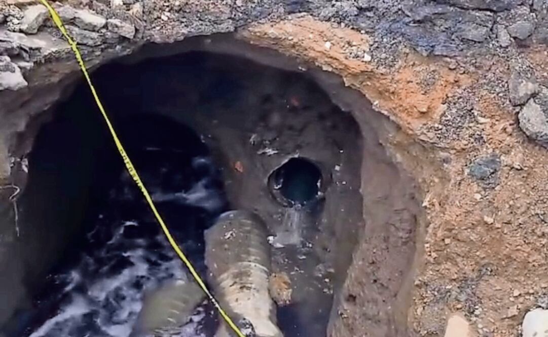 Ninguno de los hundimientos en Naucalpan ha alcanzado las dimensiones de un socavón. Foto: Especial