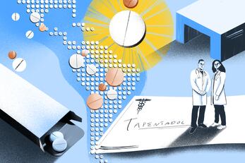 Opioide alemán tiene su boom en América Latina. Ilustración de Alejandra Saavedra