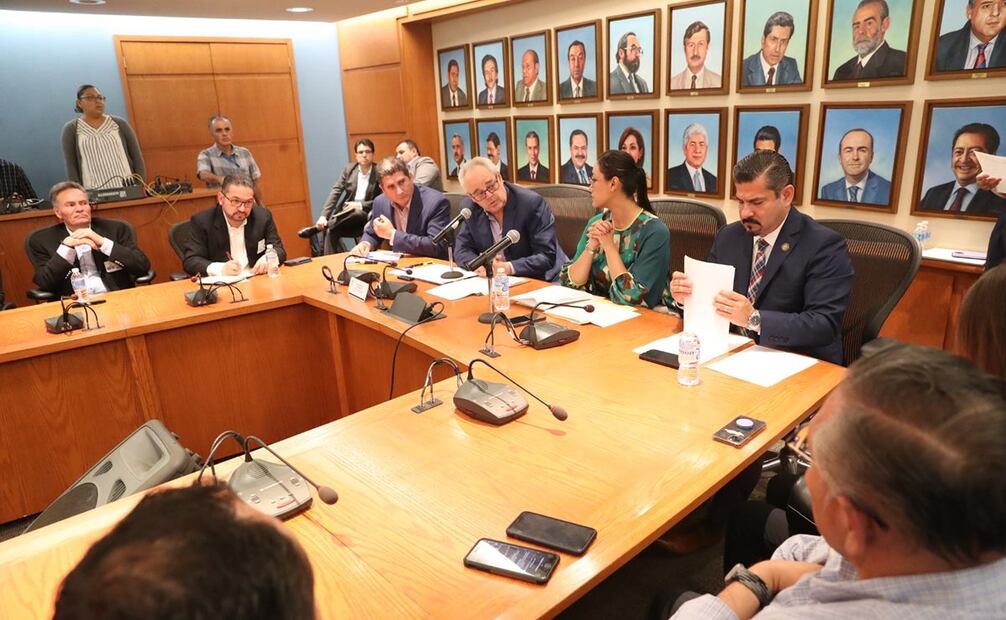 Reunión de líderes de boleteras OCESA y Ticketmaster en Cámara de Diputados. Foto: Especial