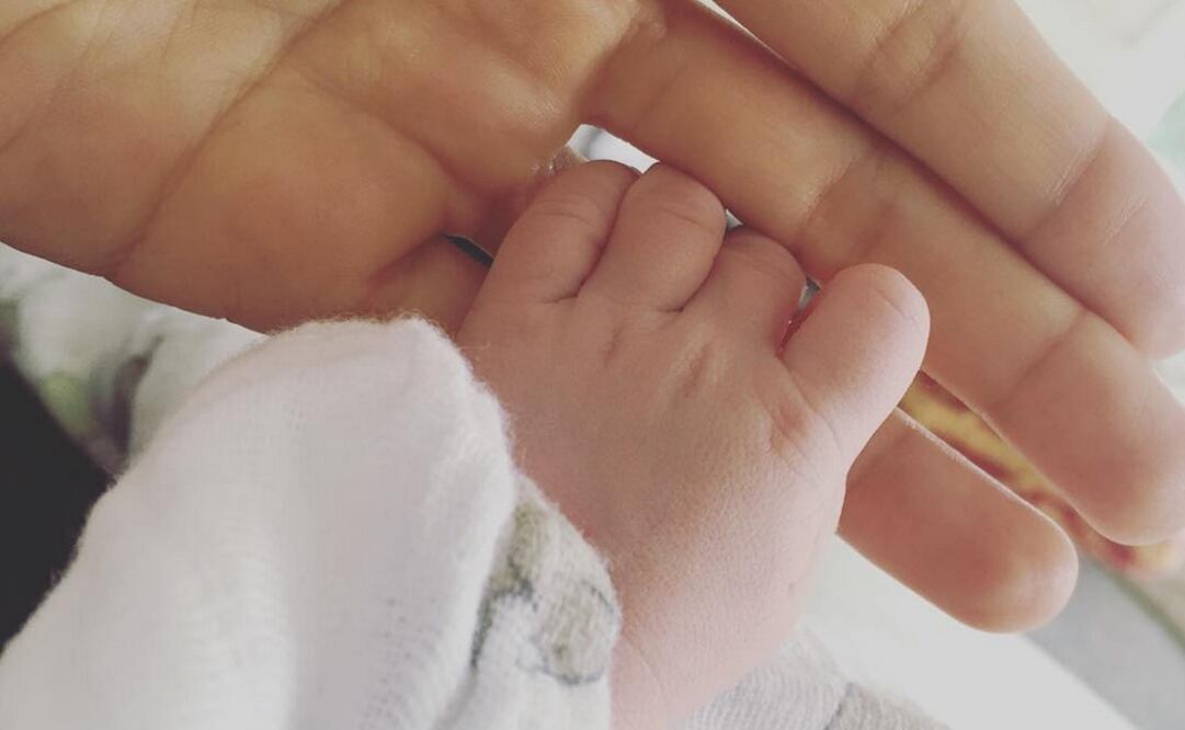 "Bienvenido a la vida Andrés. Te amo", escribió Echeverría en sus redes sociales. (FOTO de Instagram: sandraecheverriaoficial)