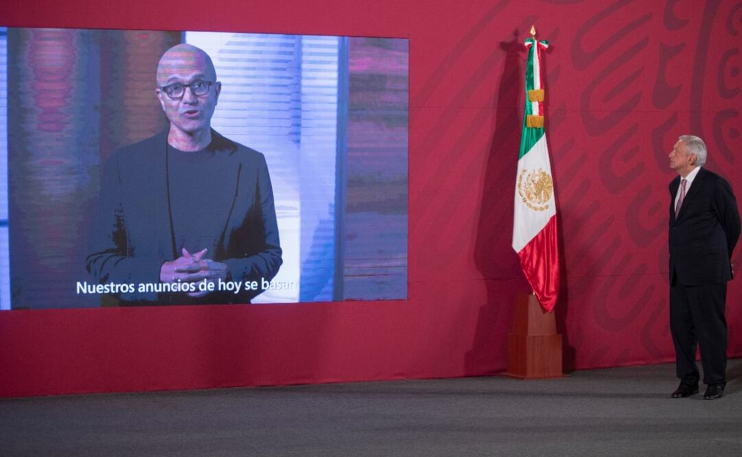 El anuncio de la inversión fue dado por el CEO de Microsoft Satya Nadella a través de una videconferencia