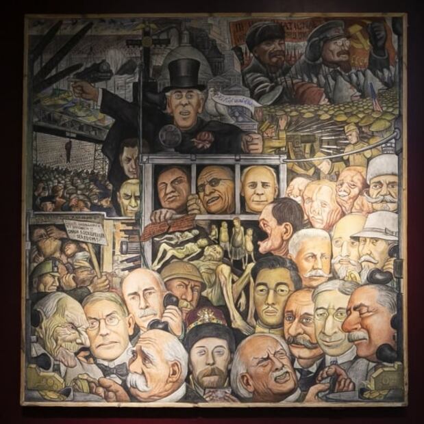 La obra de Diego Rivera que Rockefeller censuró y terminó con Elba Esther