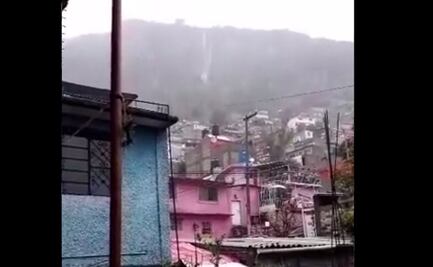 Tres días antes del derrumbe, reportaron "cascadas" en Cerro del Chiquihuite 
