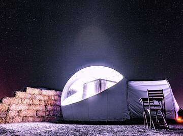 ¿Qué se siente dormir en una burbuja, en los viñedos de Baja California?