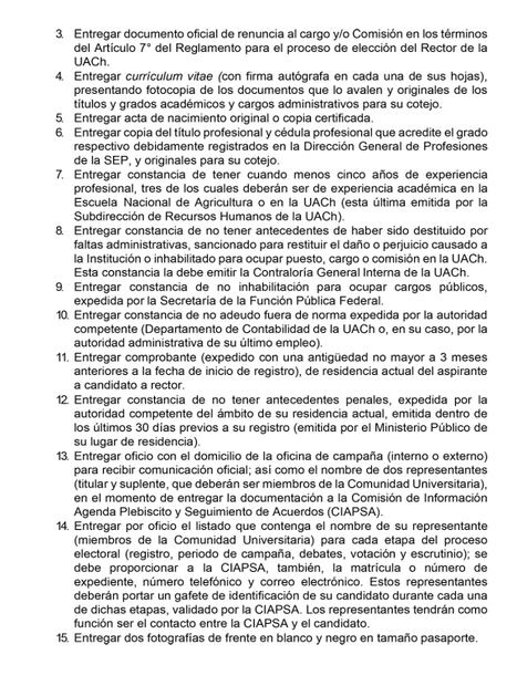 Convocatoria Rector 2023-2027, Universidad Autónoma Chapingo