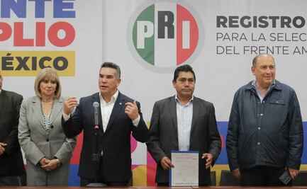 “Voy a ganar esta elección”; se registra Jorge Luis Preciado en la sede nacional del PRI