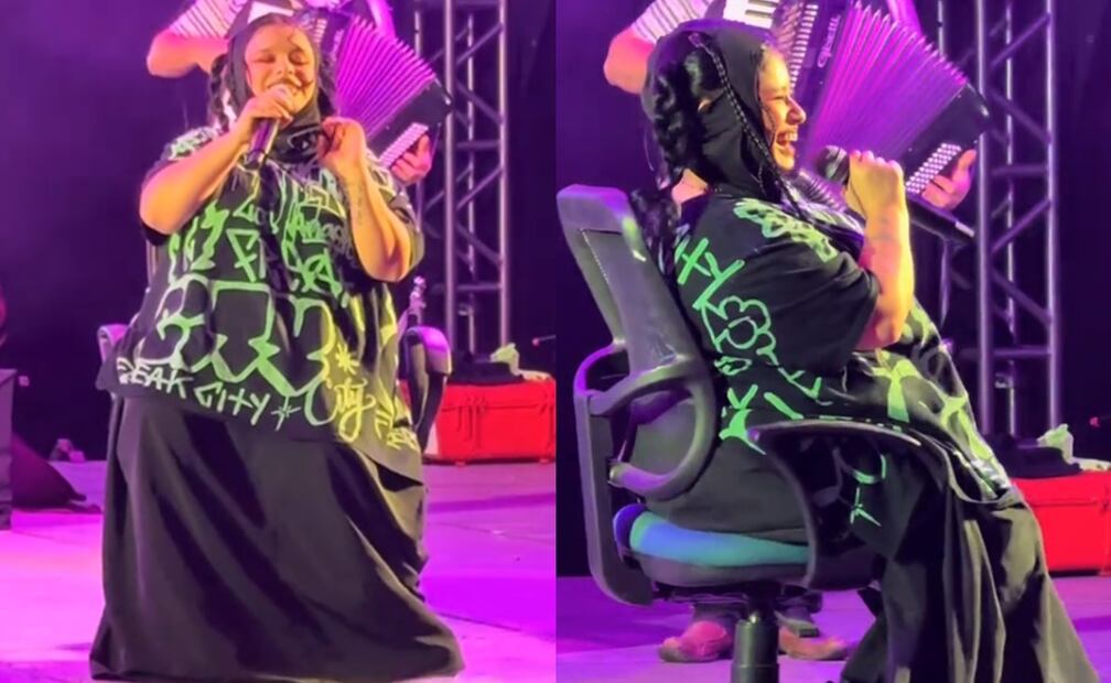 Amanditita se presentó en la Feria Nacional del Libro de León (FENAL). Foto: Vía TikTok armandolunag.