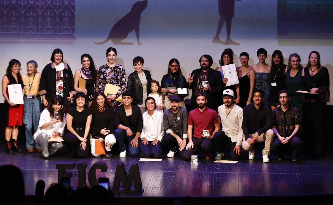 Ganadoras y ganadores del Festival Internacional de Cine de Morelia (FICM) 2025. Foto: Berenice Fregoso / EL UNIVERSAL