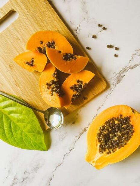 Mascarillas caseras de papaya para combatir las arrugas