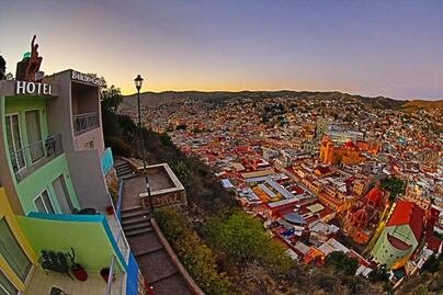 El hotel con funicular y la mejor vista de Guanajuato