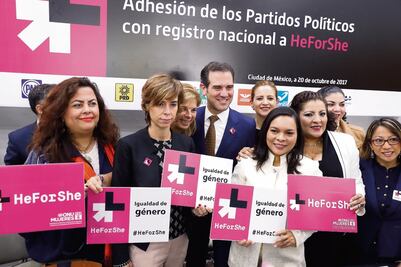 Se comprometen 9 partidos con la igualdad de género