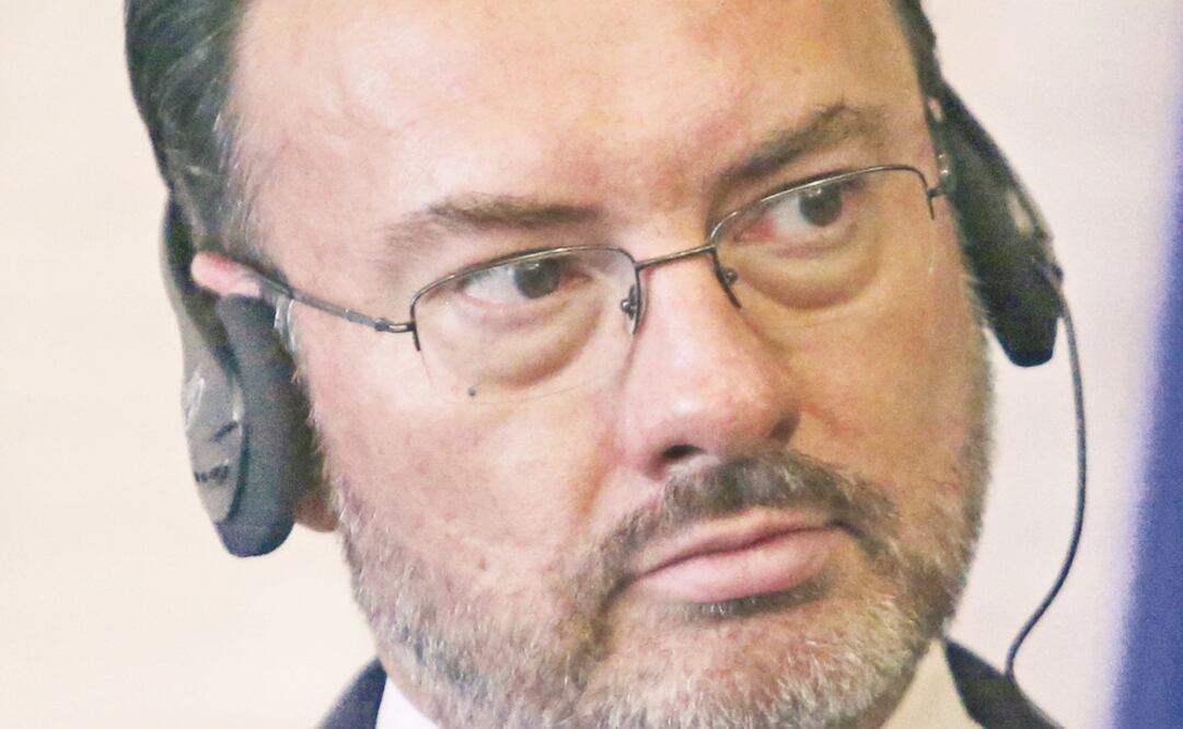 Declaración. El canciller dice que hay distintos escenarios en la renegociación del Tratado de Libre Comercio con EU y Canadá (ARCHIVO EL UNIVERSAL)