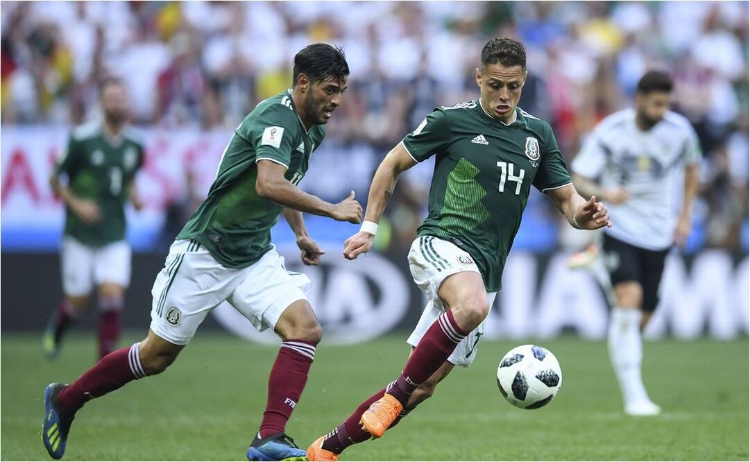 Ni con la baja del Tecatito, Chicharito y Vela irán al mundial. Foto: Archivo/EL UNIVERSAL.
