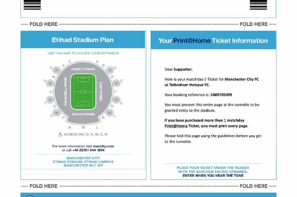 El boleto para el Manchester City y el Tottenham no fue aceptado (ESPECIAL)
