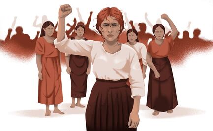 8M Mujeres juarenses protestaron por los baños con gasolina