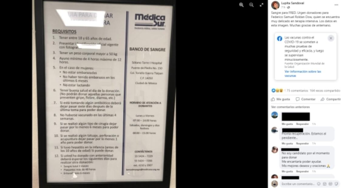 El actor Fred Roldán se encuentra delicado de salud y en terapia intensiva