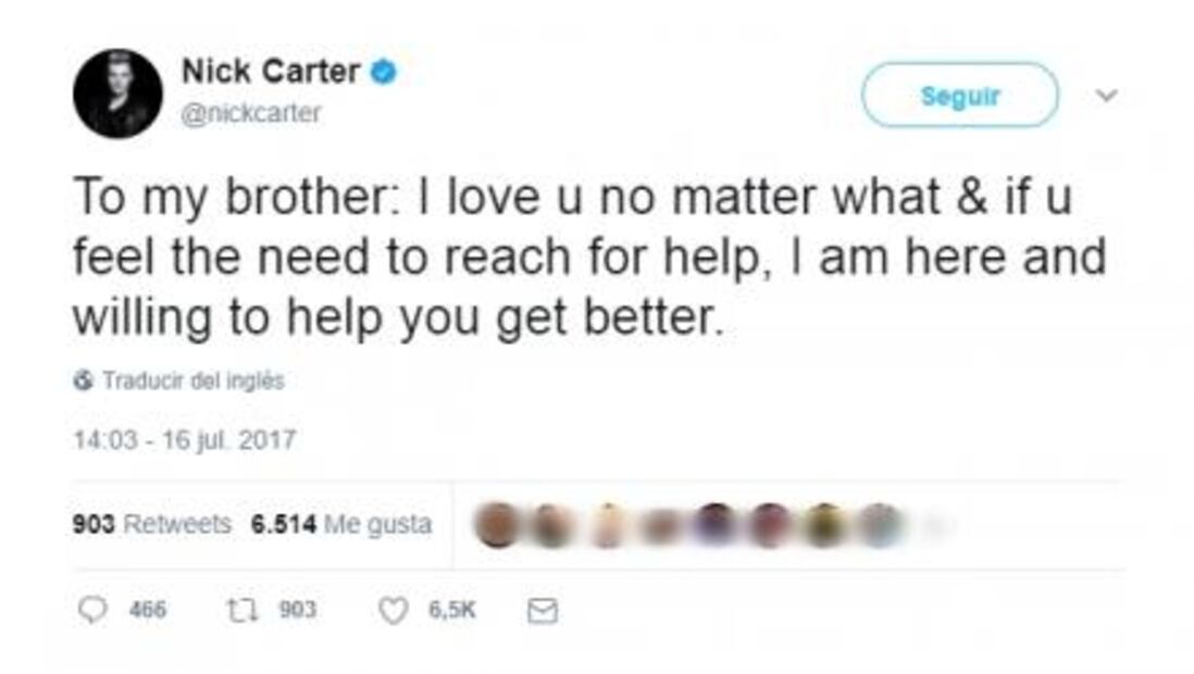 Aaron y Nick Carter pelean en redes sociales