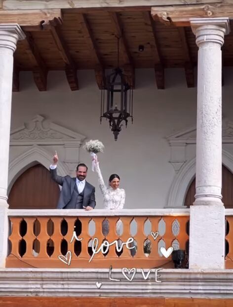 Ana Brenda Contreras y Zacarías Melhem se casaron en la Hacienda Zotoluca, ubicada en Hidalgo.
Foto: Instagram