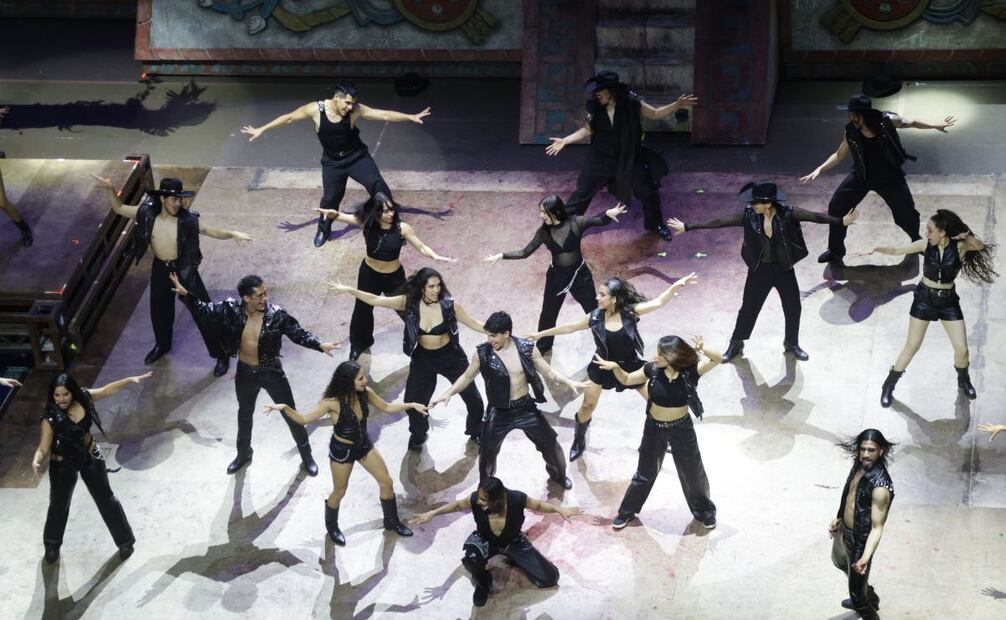 El musical “Malinche” cuenta con más de 60 músicos, cantantes y bailarines.  |  Foto: Carlos Odín.