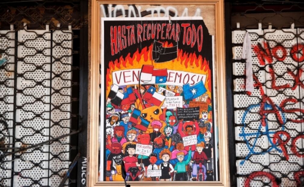 Los muros de Santiago, un museo al aire libre sobre la crisis chilena