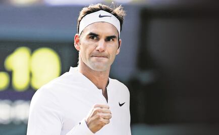 Federer sale a concluir la hazaña