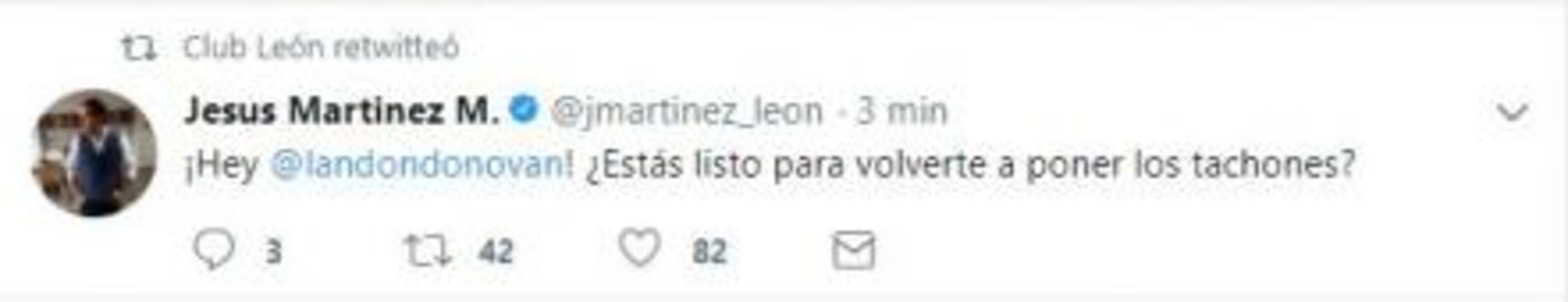 Donovan quiere llegar al León