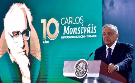 AMLO recuerda a Carlos Monsiváis en su décimo aniversario luctuoso