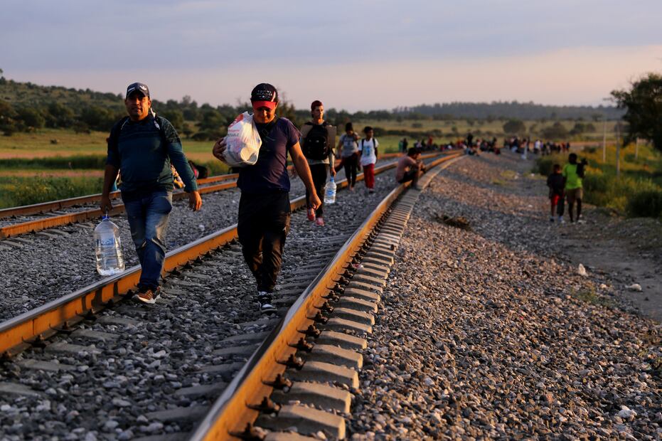 “El Basurero”, un punto ubicado entre Huehuetoca y Tequixquiac, que se ha convertido en el tramo más complicado para los migrantes FOTO Diego Prado