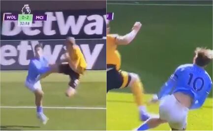 VIDEO: La terrible patada que recibió un jugador del Manchester City