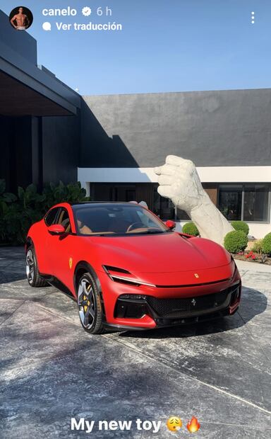 Nuevo auto de lujo del Canelo Álvarez