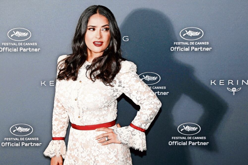 Salma ofreció una conferencia en Cannes donde habló de los cambios que ha visto en cuatro años. Foto: SEBASTIAN NOGIER. EFE
