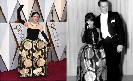 Rita Moreno usa mismo vestido de hace 56 años para el Oscar