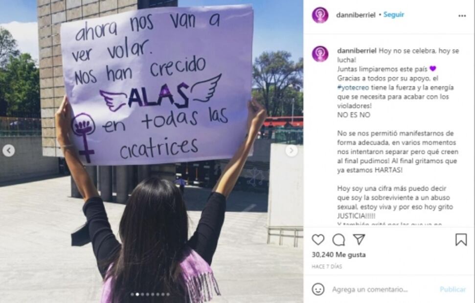 Eduardo "N" se ríe del video de Daniela Berriel que lo señala como violador; juez lo regaña