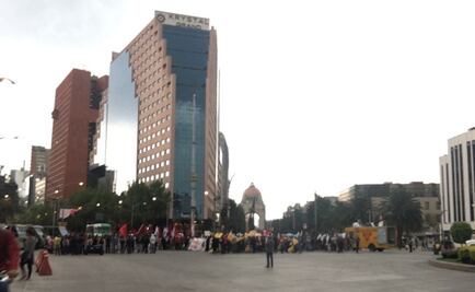 Asamblea de Barrios realiza bloqueo en Reforma y av. Juárez