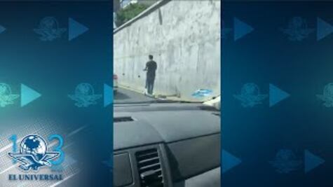 Captan a usuario de scooter Lime circular en Viaducto
