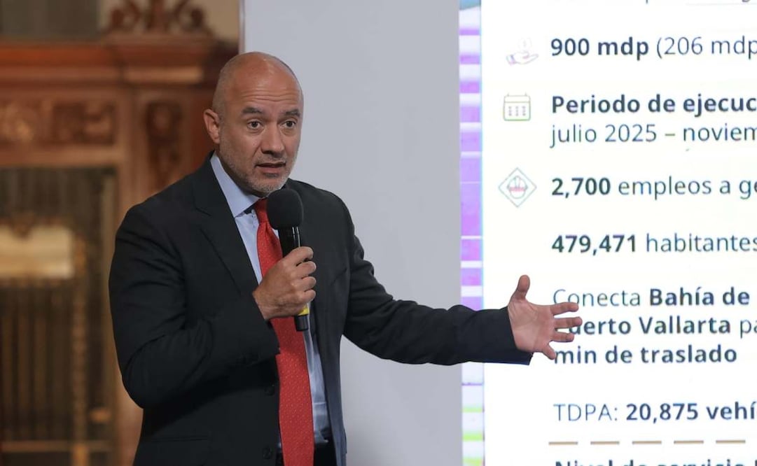 Jesús Antonio Esteva Medina, secretario de Infraestructura Comunicaciones y Transportes. Foto: Gabriel Pano / EL UNIVERSAL