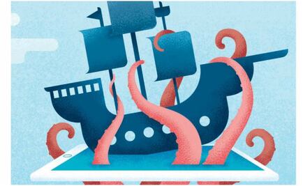 Ponte buzo con la piratería