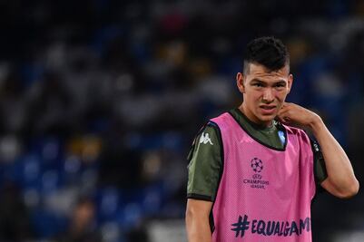 Hirving "Chucky" Lozano se queda en la banca en triunfo del Napoli