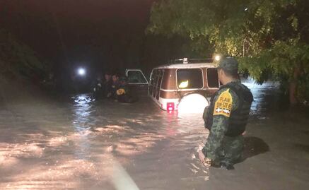 Sinaloa, Sonora y Baja California Sur bajo el agua por fuertes lluvias