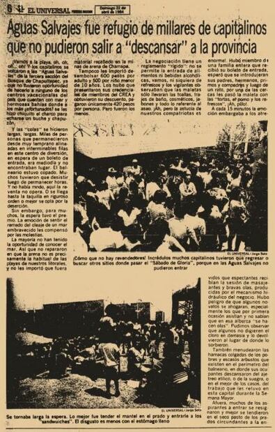 Cuando Chapultepec tenía su mar artificial