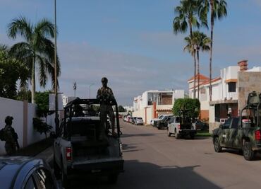 Despliegan operativo en fraccionamiento privado de Culiacán; hay 8 detenidos