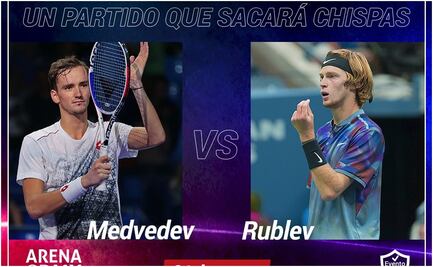 Daniil Medvedev y Andrey Rublev posponen partido en México por el conflicto Rusia-Ucrania